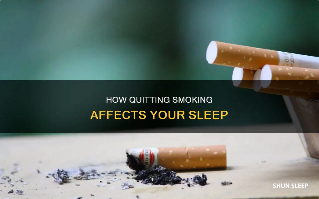 when quit smoking what happens sleep