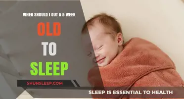 Putting Your 5-Week-Old to Sleep: The Right Time