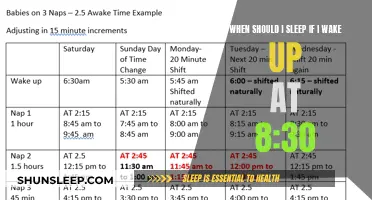 Best Sleep Times for 8:30 AM Risers