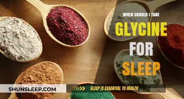 The Best Time to Take Glycine for Sleep