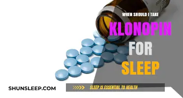 Klonopin for Sleep: When to Take It