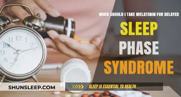Melatonin Timing for Delayed Sleep Phase Syndrome