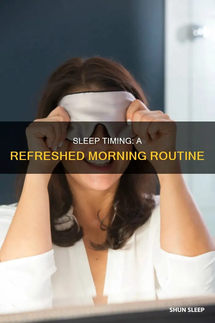 when should i to to sleep to wake up refreshed