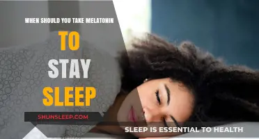 Melatonin Timing for a Restful Night's Sleep