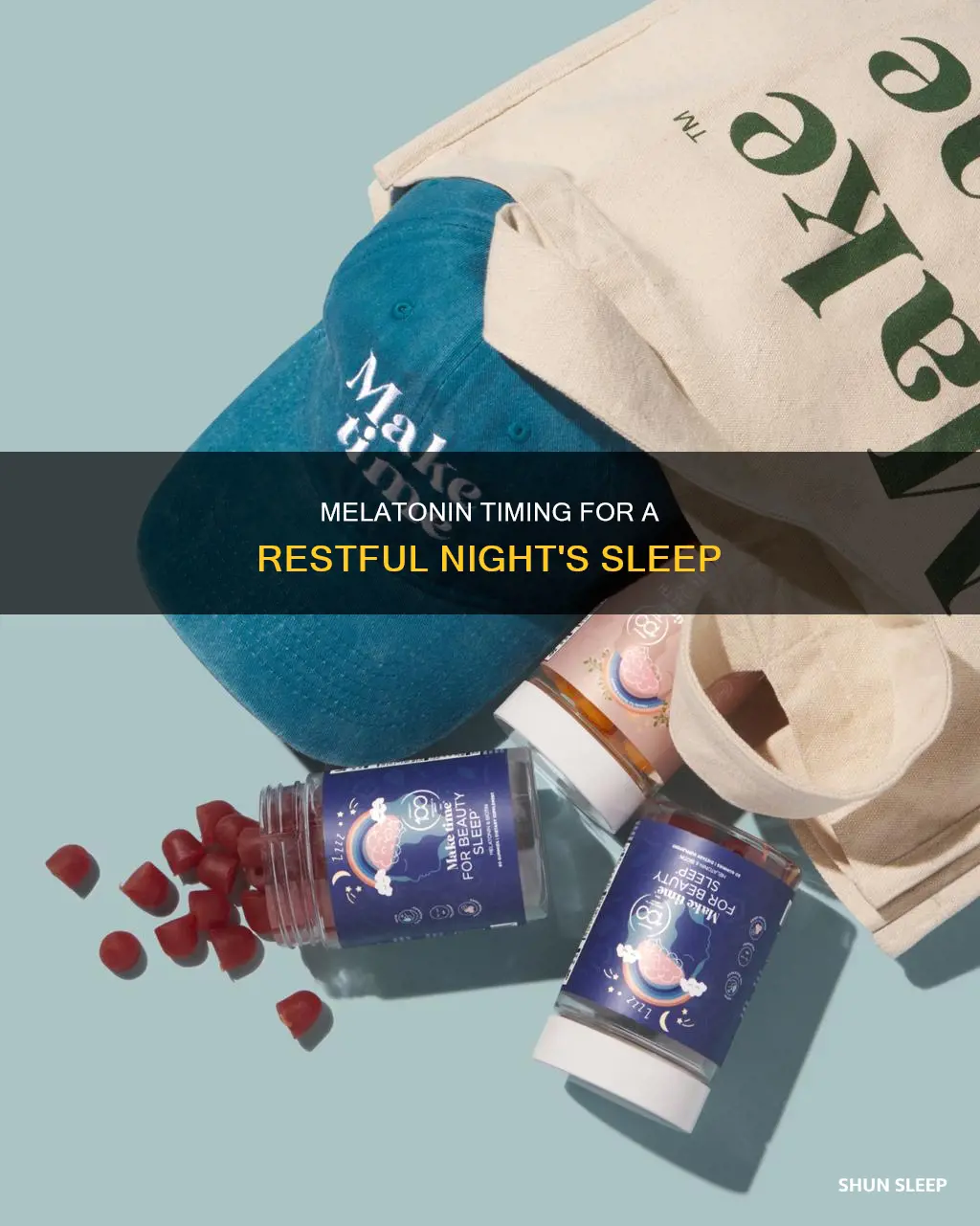 when should you take melatonin to stay sleep