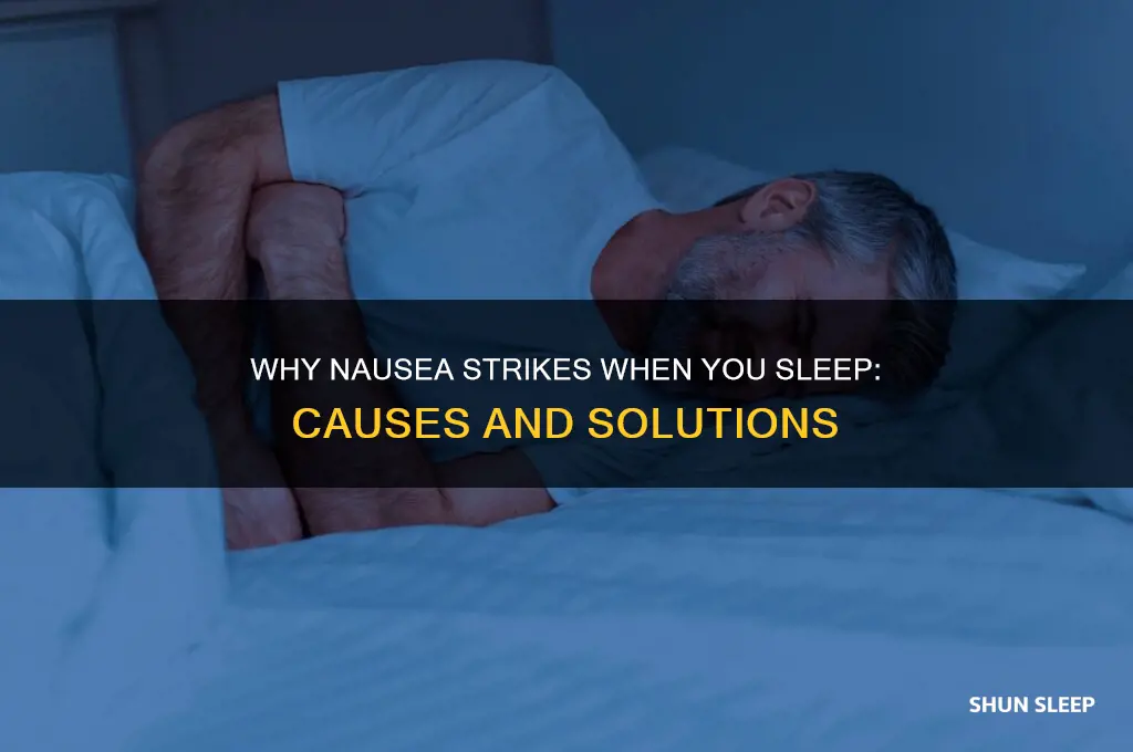 when sleeping get nauseated