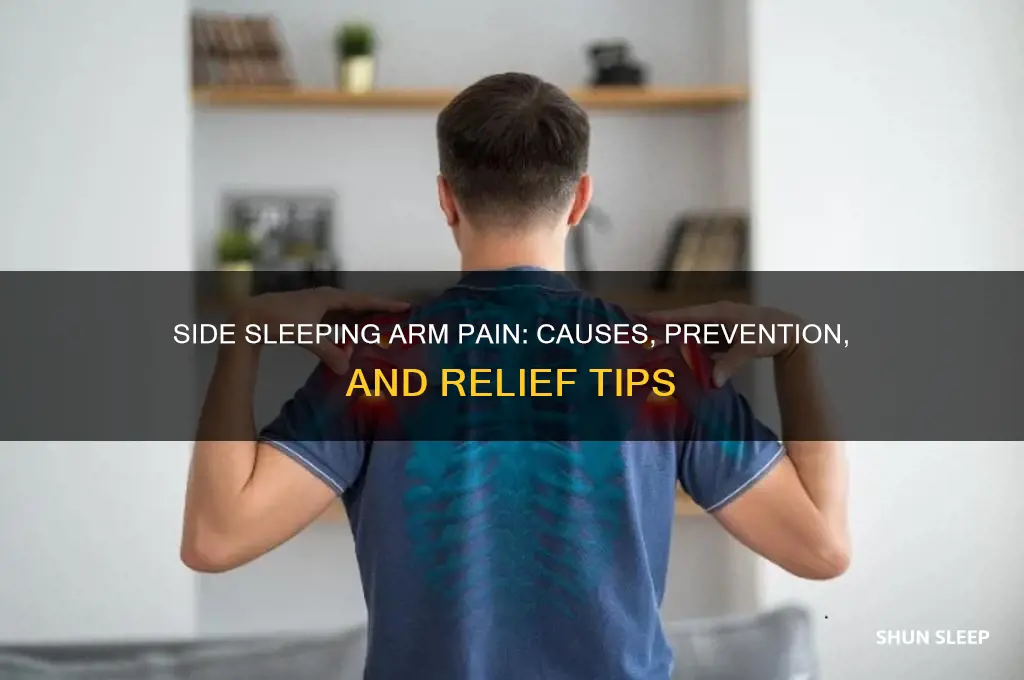 when sleeping on my side my arm gets sore