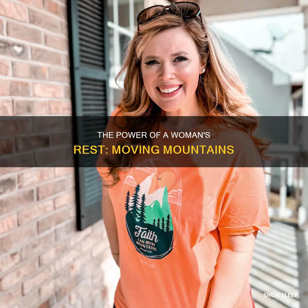 when sleeping woman wakes mountains move