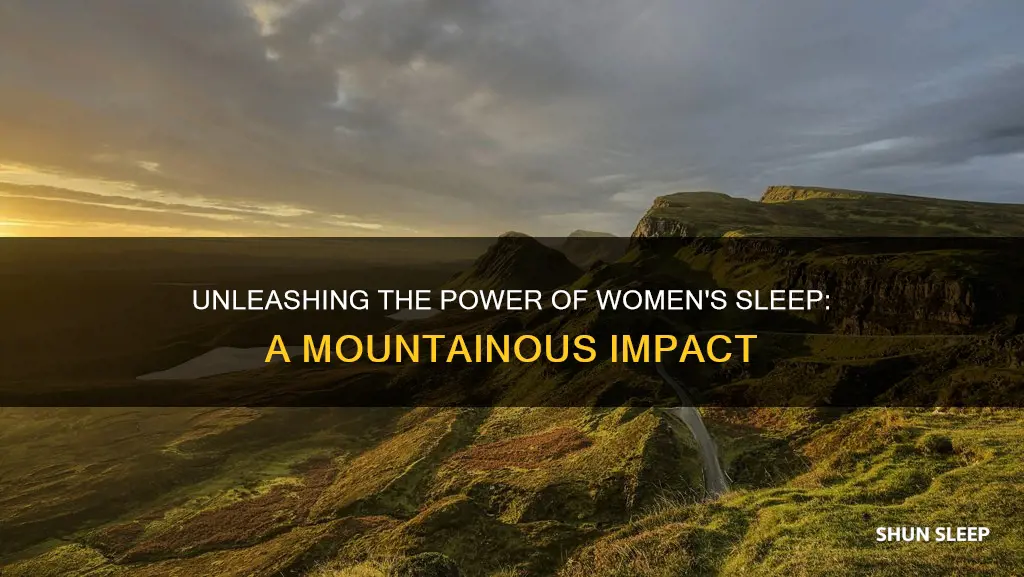 when sleeping women wake mountains