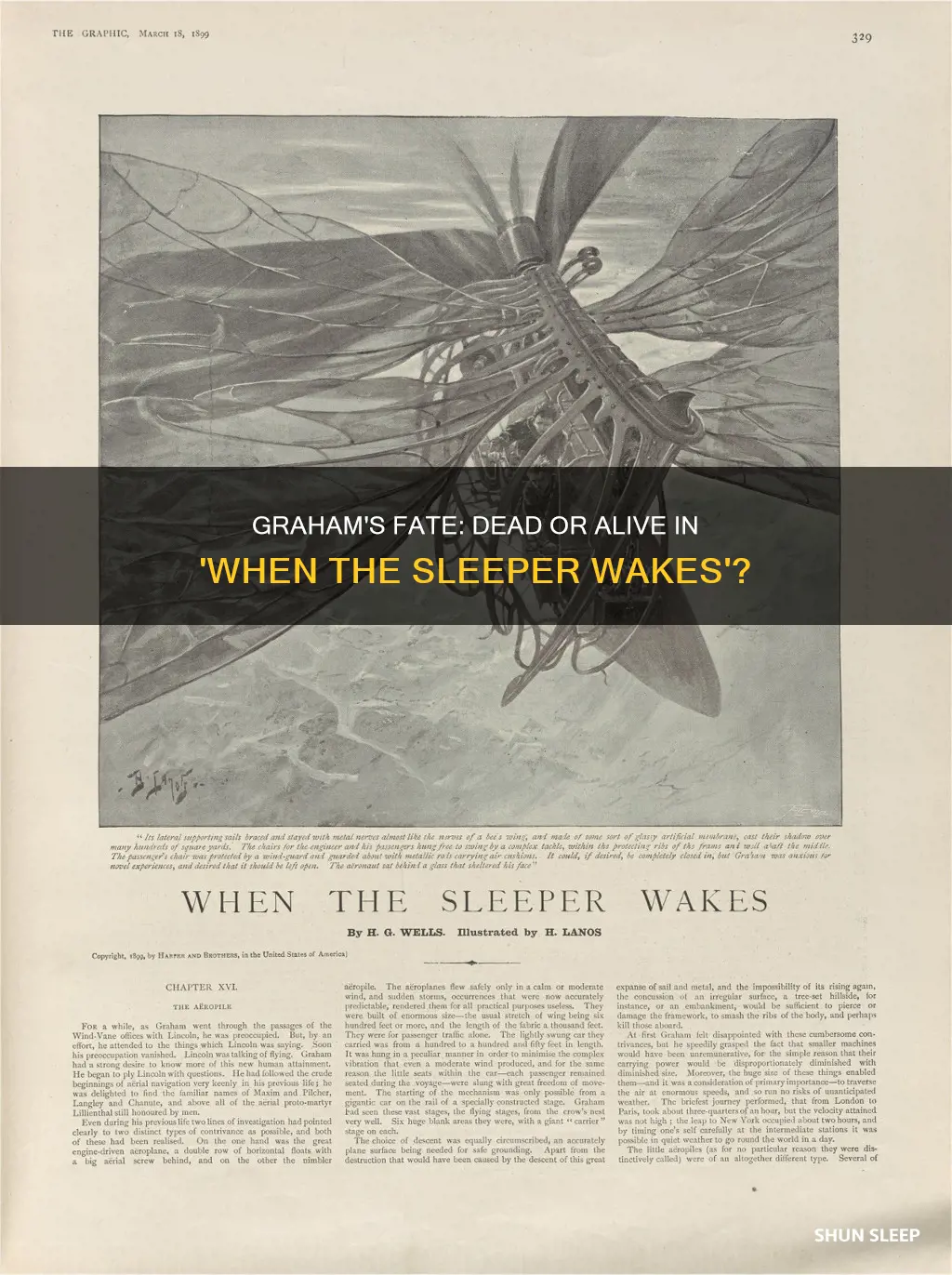 when the sleeper wakes is graham dead