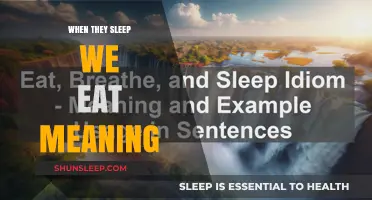Sleepers, Eaters: A Tale of Two Timings