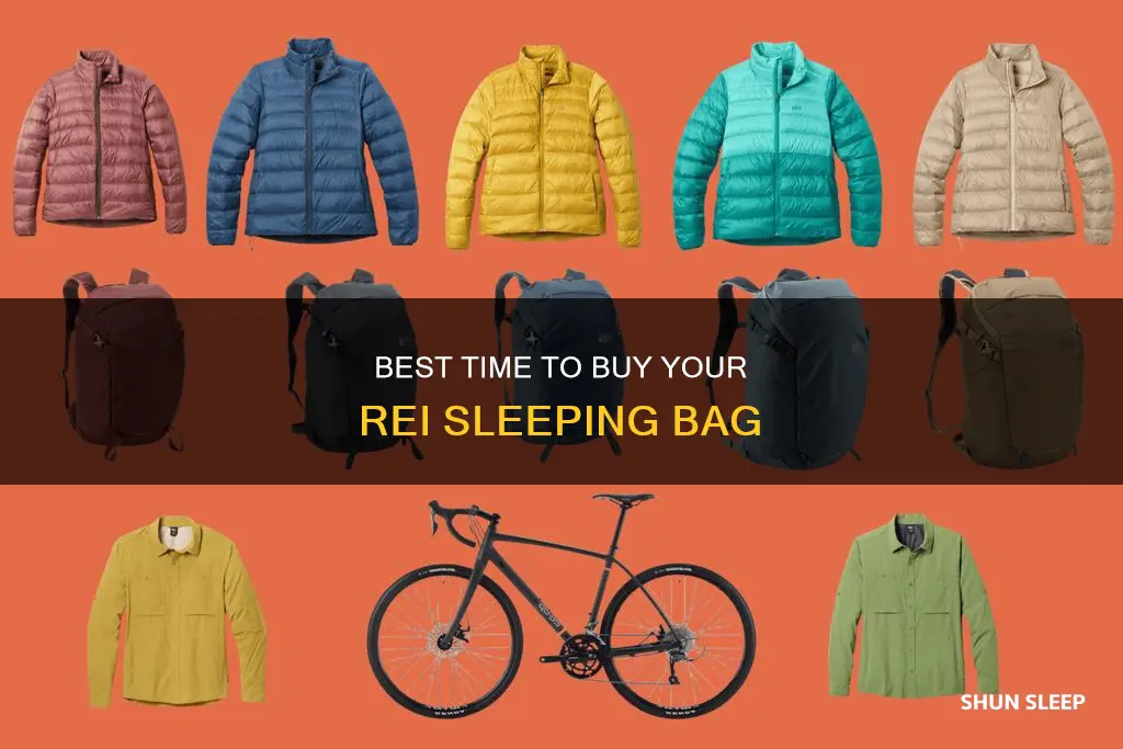 when to buy my rei sleeping bag