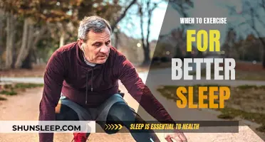 Exercise for Sleep: Timing is Everything
