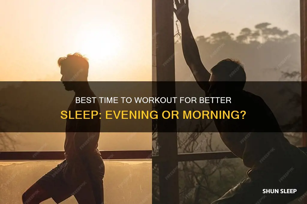 when to exercise to help sleep