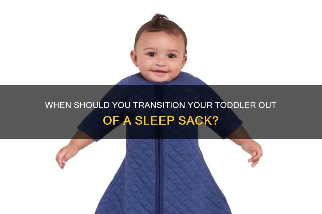 when to get rid of sleep sack