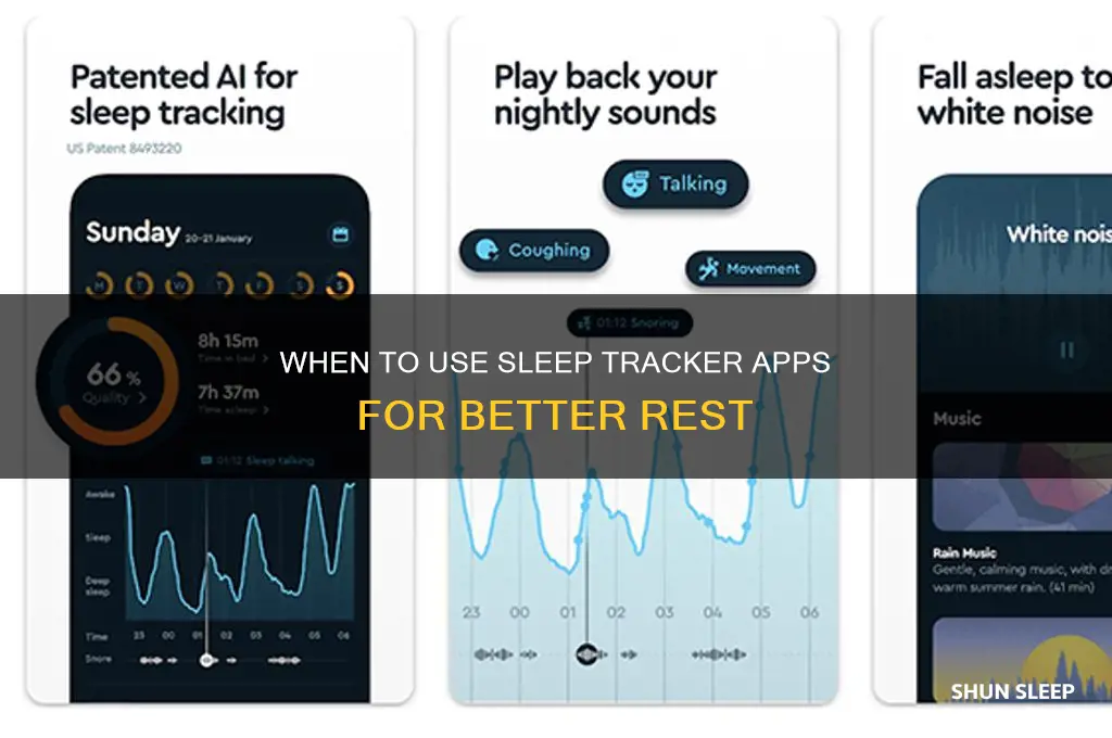 when to seek help from sleep tracker apps