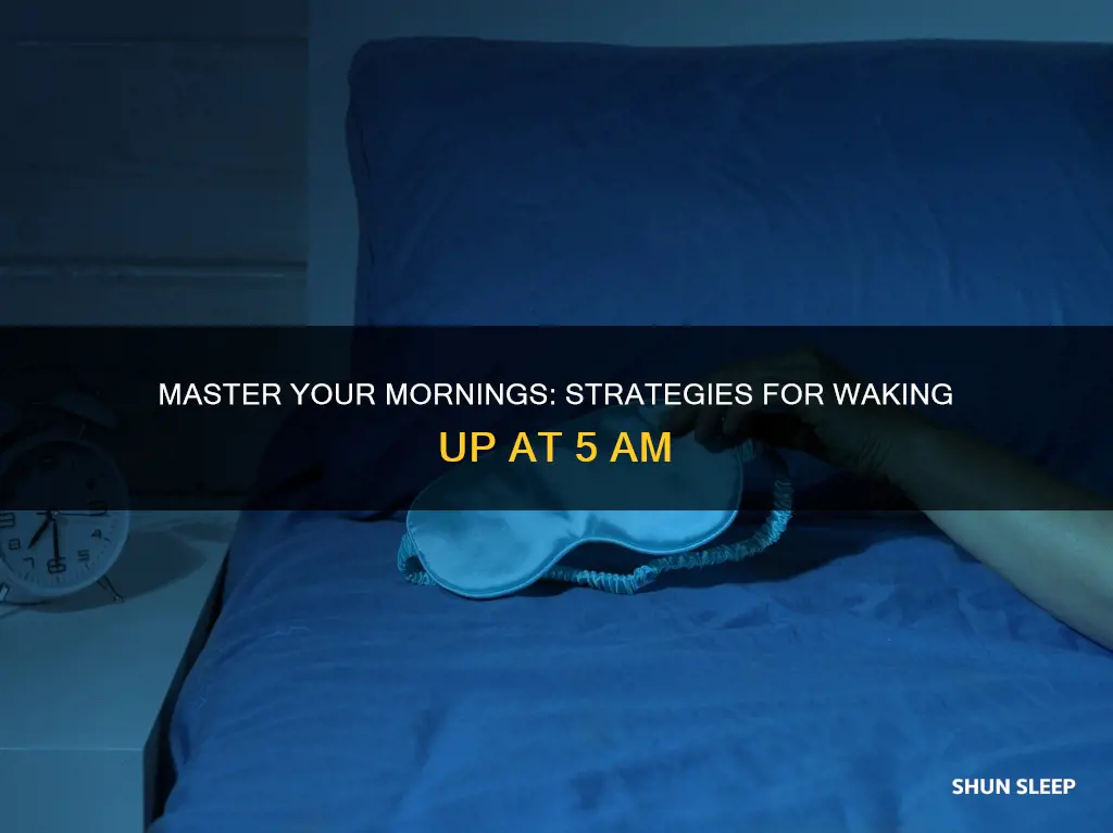 when to sleep to wake up at 5 am