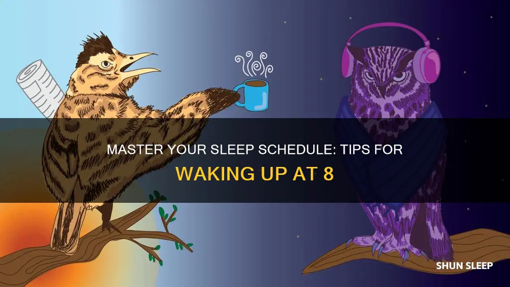 when to sleep to wake up at 8