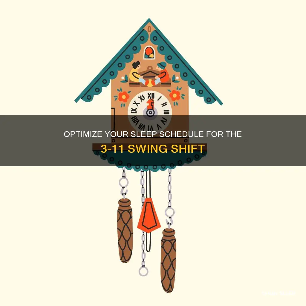 when to sleep working 3-11 swing shift