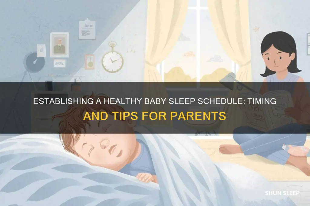 when to start a sleep schedule for baby