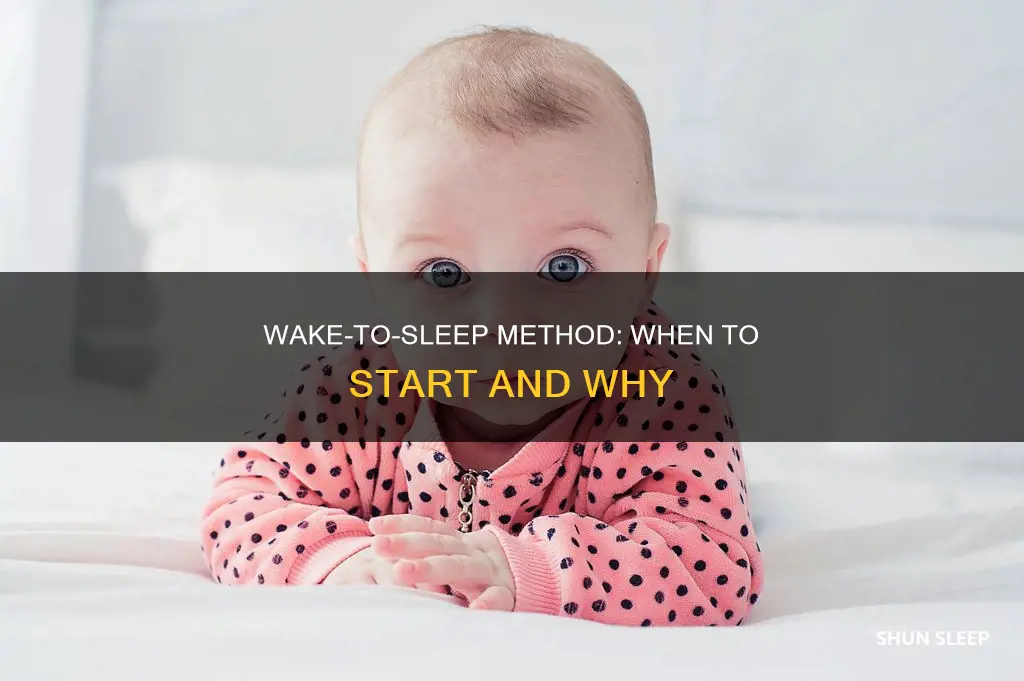 when to start wake to sleep