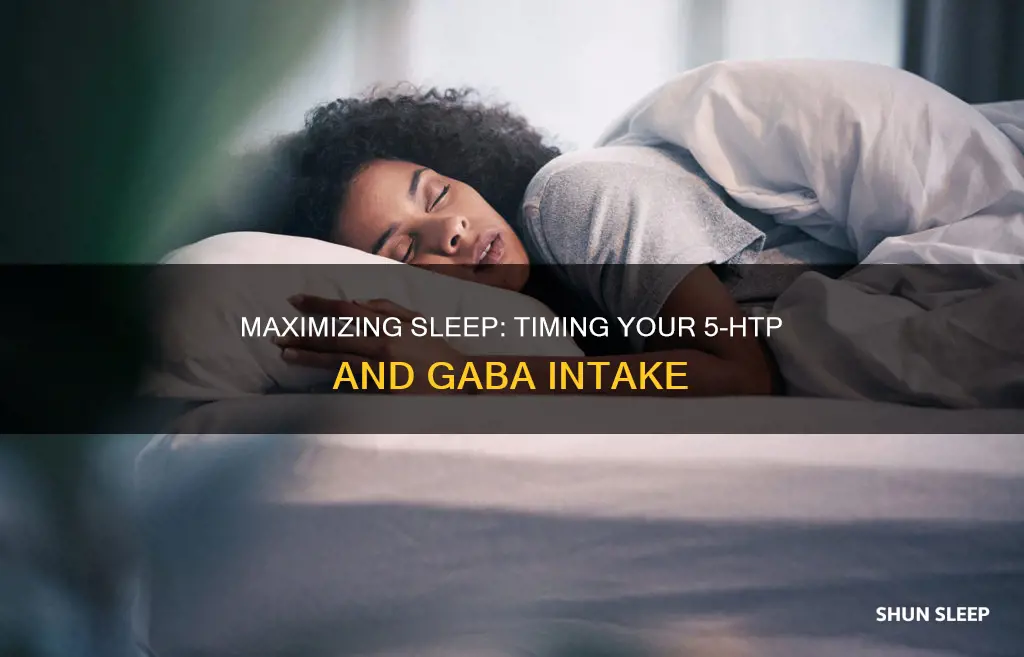 when to take 5 htp and gaba supplements for sleep