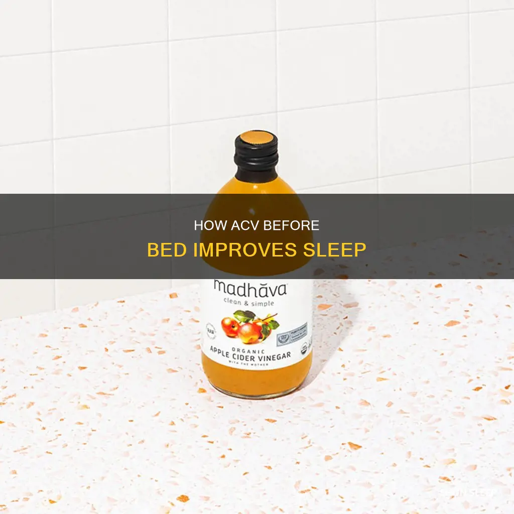 when to take acv for sleep