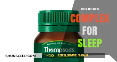 Enhance Sleep with B Complex: The Right Time