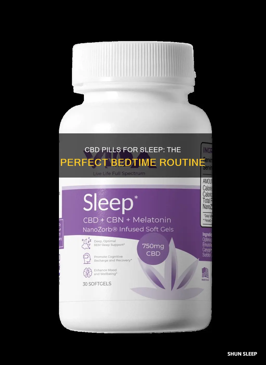 when to take cbd pills for sleep