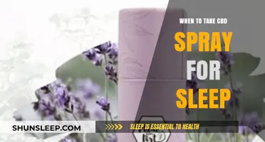 CBD Spray for Sleep: Best Time to Take It