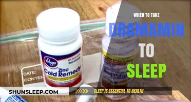 Best Time to Take Dramamine for Sleep