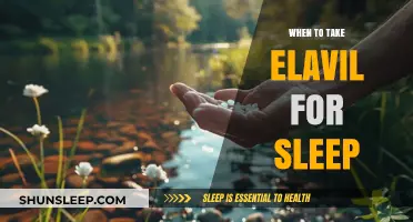 Elavil for Sleep: Best Time to Take It