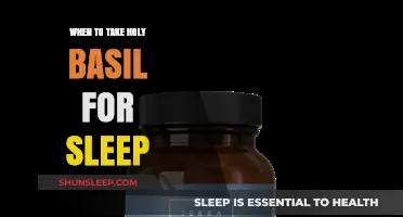 Holy Basil for Sleep: The Best Time to Take It