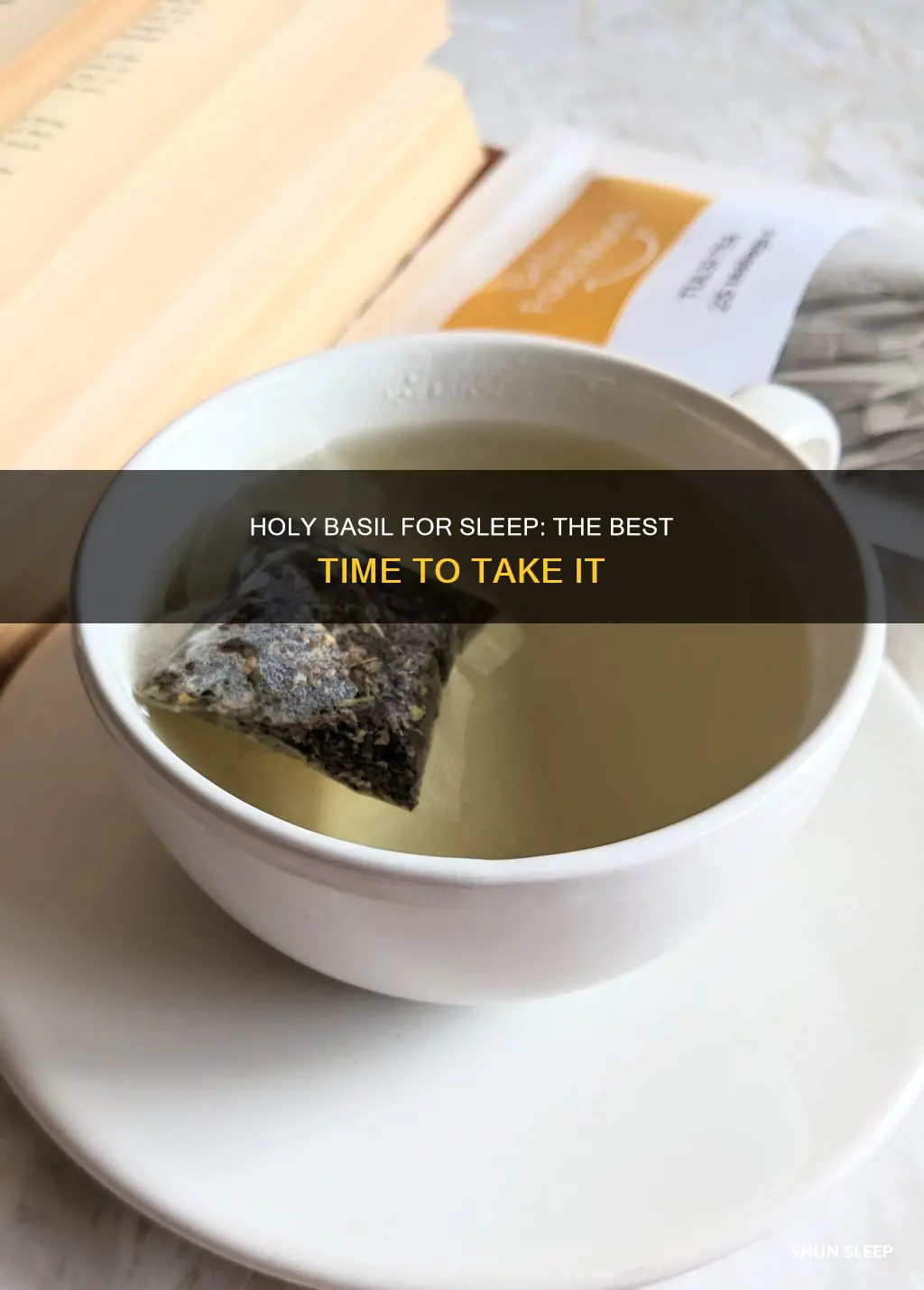 when to take holy basil for sleep