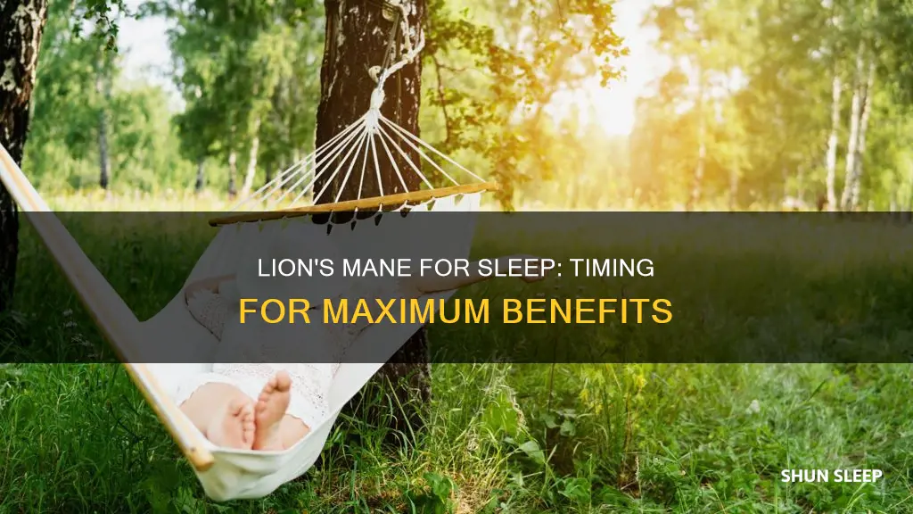 when to take lion