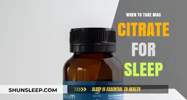 Mag Citrate: Sleep Aid or Interruption?