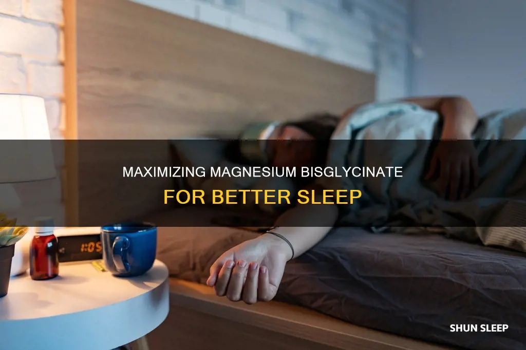 when to take magnesium bisglycinate for sleep