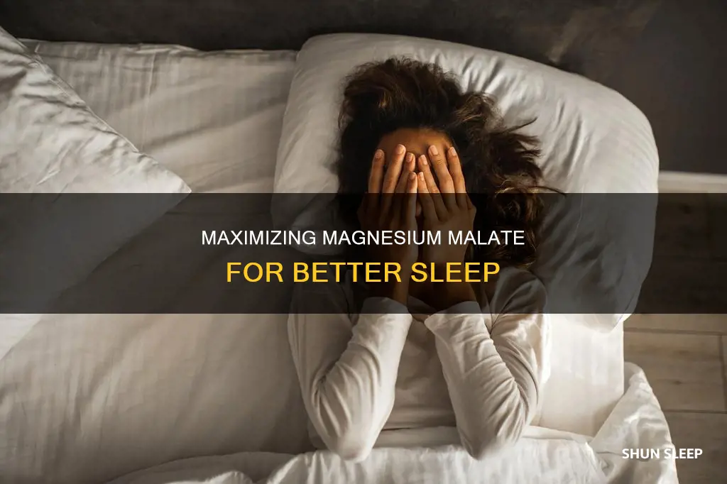 when to take magnesium malate for sleep