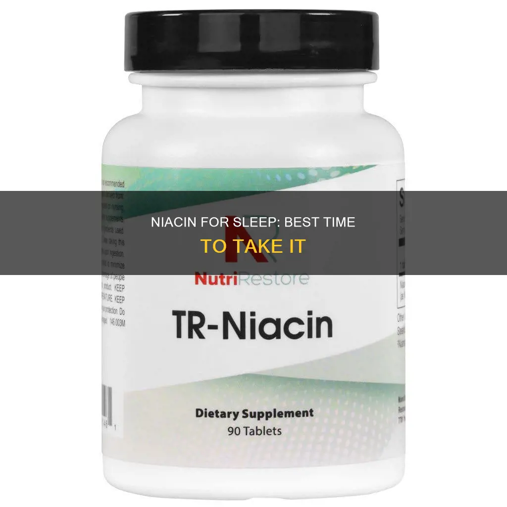 when to take niacin for sleep