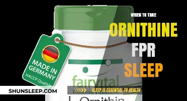 Ornithine: Pre-Sleep Supplement for Better Rest