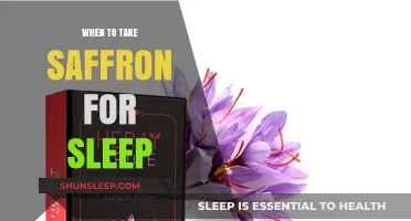 Saffron for Sleep: The Right Time to Take It