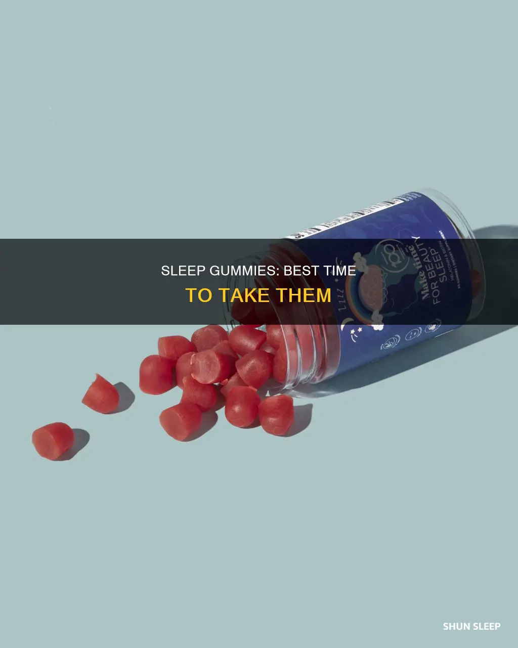 when to take sleep gummies