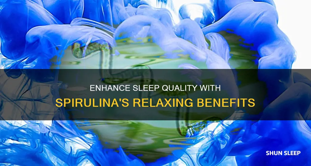 when to take spirulina for sleep