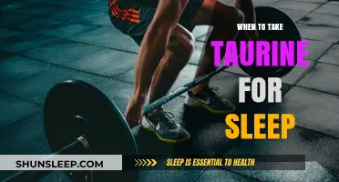 Taurine for Sleep: Timing for Optimal Results