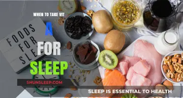 Vit A for Sleep: The Right Time to Take It
