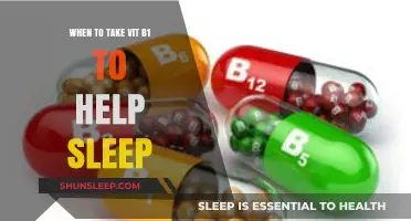 Boost Sleep Quality: Optimal Timing for Vitamin B1 Intake