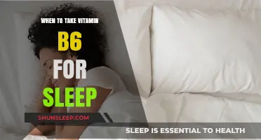Vitamin B6 for Sleep: The Best Time to Take It