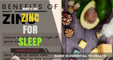 Zinc and Sleep: The Perfect Timing