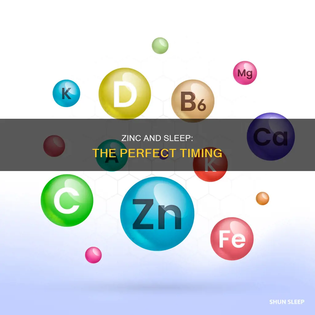 when to take zinc for sleep