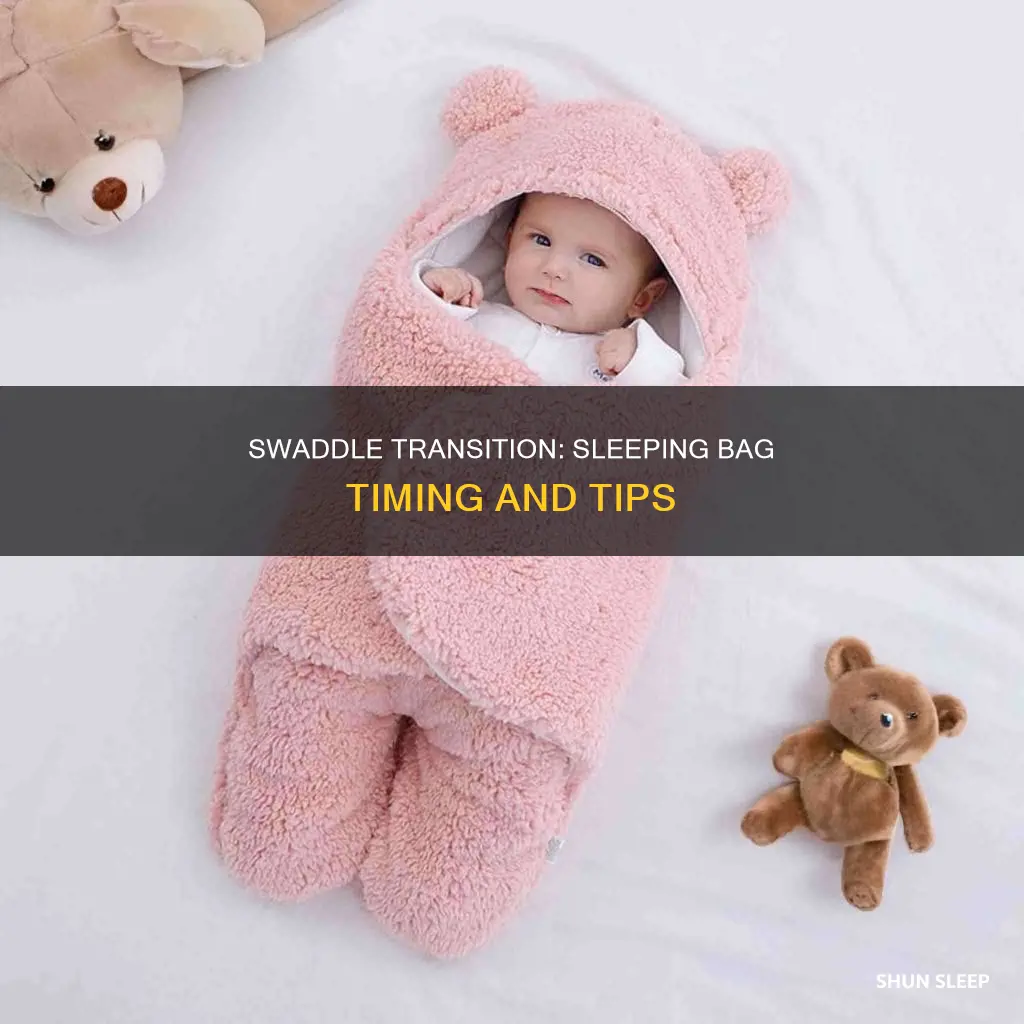 when to transition from swaddle to sleeping bag